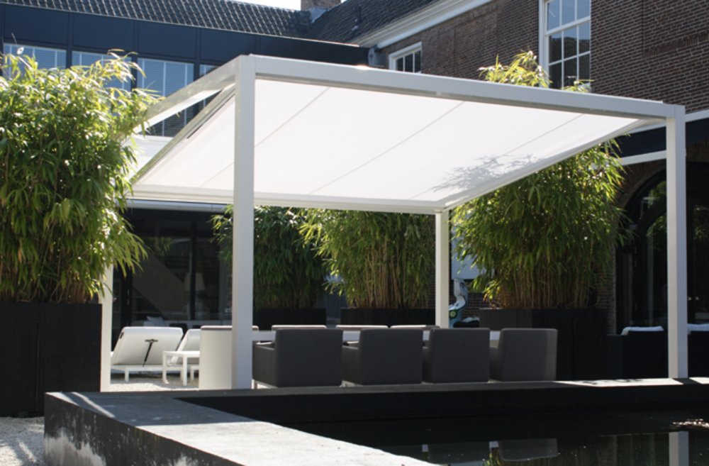 Q Bus Beschattung alu nova hüppe Sonnenschutz Dach Garten freistehende markise Sitzgruppe Gartenmöbel möbel 